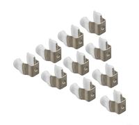 10PCS Narrow Base Spring Clips Tool Holder(10mm) | Secure grip for tools, narrow base design, prevents slipping, per ideal for vertical storage, garage organization