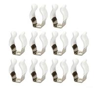 10PCS Narrow Base Spring Clips Tool Holder(12mm) | Secure grip for tools, narrow base design, prevents slipping, per ideal for vertical storage, garage organization