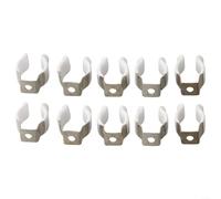 10PCS Narrow Base Spring Clips Tool Holder(16mm) | Secure grip for tools, narrow base design, prevents slipping, per ideal for vertical storage, garage organization