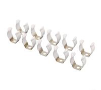 10PCS Narrow Base Spring Clips Tool Holder(19mm) | Secure grip for tools, narrow base design, prevents slipping, per ideal for vertical storage, garage organization