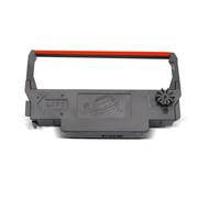 10pcs nastro a inchiostro compatibile per ERC-30 34 38 TM-U288B M188B M188D TM-U220 220A Stampante con telaio e piccola carta da stampa(Black Red)