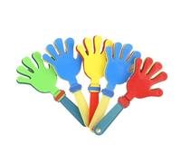 10Pcs Noise Clappers Makers Hand Plastic Party Maker Hands Funny Clap Cheer Prop Applause Consert Colorful Clapper per Eventi Sportivi, e Party