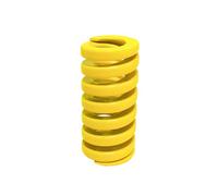 10pcs Norma europea ISO10243 molle a compressione per stampi in acciaio legato giallo TJB con OD 16mm, lunghezza 25-305mm, compressione massima 25%, 8x16x32mm