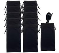 10PCS Occhiali Da Sole Borsa In Microfibra Sacchetto di Viaggio Portatile Coulisse Occhiali Da Sole Sacchetto di Immagazzinaggio Morbido Occhiali Da Sole Organizzatore Sacchetto di Panno Occhiali Da