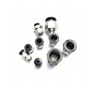 10PCS OD1/4 To NPT1/4 PC Pneumatic Quick Connector Water Air Connector