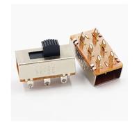 10Pcs On-Off 3 Position 2P3T PCB Panel Slide Switch Slide Switch 6 Pin High current 3A 250V Car refrigerator Power Toggle Switch