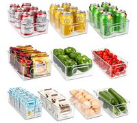 10Pcs Organizer per Frigorifero; 2 Taglieorganizer Da Cucinaorganizer Frigo Impi