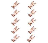 10Pcs Oro Rosa Metallo Piccolo Segnale Clip Pane Negozio di Prezzo Titolare Supermercato Mensole Etichetta Morsetto per Pubblicità Display