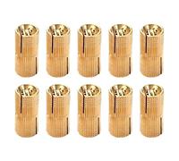 10Pcs Ottone Mobili Cerniere Cilindriche Nascosto Cerniera Piccola Scatola Cerniera Porta Hardware 180 Gradi Angoli di Apertura Barili In Ottone Cerniere Mobili