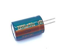 10pcs P35 ad alta frequenza a bassa impedenza 50V 2200UF condensatore elettrolitico in alluminio Size16 * 25mm 2200UF 50V Dispositivi elettronici