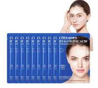 10PCS Patch Antirughe,Cerotti Antirughe per il Viso,Cerotti Antirughe per La Fronte,Maschera Antirughe Fronte per Uomini e Donne,Elimina le Rughe Sulla Fronte