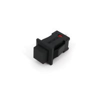 10Pcs PB04-A Square 14 * 14mm 2Pin Latching ON-OFF Push Button Switch Normally Open EKFBQBGW(10Pcs Black)