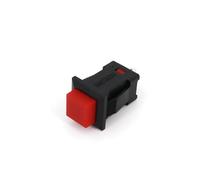 10Pcs PB04-A Square 14 * 14mm 2Pin Latching ON-OFF Push Button Switch Normally Open NWPNLXEA(10Pcs Red)