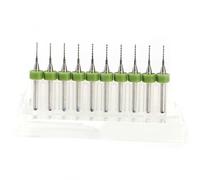 10Pcs PCB Circuito di Stampa, Punte da Trapano per Pcb Tipo K Punte da Trapano in Carburo a Spirale con Flauto a Spirale(0.7mm)