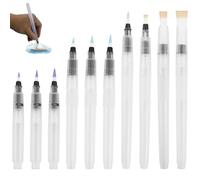 10pcs Pennelli Con Serbatoio,Water Brushen,Pennarelli Ad Acqua,Colorare,Dipingere,Versatili Pennelli Per Acquerelli Per Adulti,Dambini,Artisti E Amanti Della Pittura