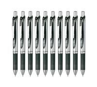 10PCS Pentel BLN73 EnerGel 0.3 mm Retractable Liquid gel roller Pen (Box set) - Black Ink