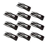 10pcs Per Forcine Anatra Bill Tornante In Metallo Antiruggine Forcina Con Fori Per Capelli Ricci Divisione Clip Capelli Fare Forniture Salone