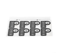10pcs per la capacità della batteria Adesivi per BL1830 BL1430 18V 14.4V | Compatibile con BL1830 BL1430, mostra il livello di carica, facile da staccare, carta nera, dimensioni 22 x 19 mm
