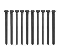 10pcs perno cerniera 3 pollici, per sostituzione porta, nero opaco