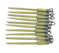 10PCS Pesca steli Borsa PVA, Inserto Piombo, Morsetto terminale Lungo, Tubo connettore per acque dolci e salate, per pescatori di lusso e sportivi
