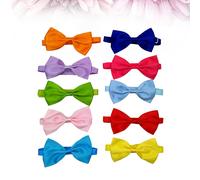 10pcs PET DOWKNOT DEVIZIONE PET CAT CATTO ORNNEGGIO DEI ( MIXATO) COLLAR PER PET