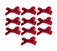 10pcs Piccoli Velluti Fiocchi Fermaglio Dei Capelli Ragazze Dolci Stili Forcine Per Bambini Tornante Accessori Moda