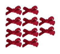 10pcs Piccoli Velluti Fiocchi Fermaglio Dei Capelli Ragazze Dolci Stili Forcine Per Bambini Tornante Accessori Moda