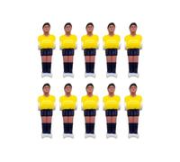 10Pcs Piccolo Calcio Biliardino Figure Calcio Biliardino Giocatori di Ricambio Hard Soccer Man Facile Da Usare Piccole Figure Da Tavolo