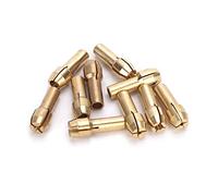 10pcs Pinza per pinze 0.5-3.2mm Mini pinze per punte in ottone Accessori per utensili rotanti per smerigliatrice elettrica(Tail diameter 4.3mm)