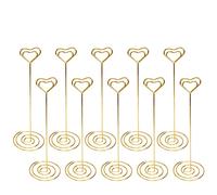 10pcs Place Holder Shape a forma di cuore Stand Nota Clip Wedding Party Favore