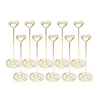10pcs Place Holder Shape a forma di cuore Stand Nota Clip Wedding Party Favore