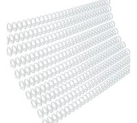 10pcs Plastic Loose Leaf Binders Ring Binding Spines Combs Capacità di 85 fogli Lunghezza regolabile Design a 30 fori per forniture notebook fai da te album ufficio e scuola