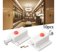 10pcs Plastica Armadietto Spingere Bottoni Molla Carico Automatico Porta Bolt