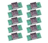 10Pcs PLCC44 to DIP40 Programmer Adapter Socket support MCU flash and AT27C1024 PLCC44 socket