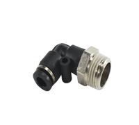 10pcs Pneumatic Thread Right Angle Elbow PL4 6 8 10 12 16-M5 01 02 03 04 Air Pipe Quick Joint (Color : PL6-01) Plumbing Fittings