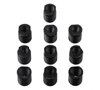 10Pcs Pomello Del Cambio Filettatura Adattatore Kit M8 per M10 per M14 In Lega di Alluminio Riduttore Dadi per Auto Trasmissione Manuale Riparazione del cambio