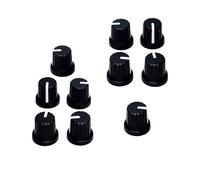 10Pcs Potenziometro Manopola di Controllo 6mm Foro Albero Volumi di Controllo Rotativo Sostituzione Manopole Pedale Chitarra Potenziometro Per Amplificatore A Pedale Effetto