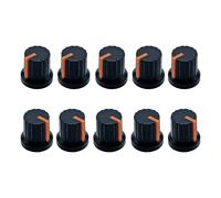 10Pcs Potenziometro Manopola di Controllo 6mm Foro Albero Volumi di Controllo Rotativo Sostituzione Manopole Pedale Chitarra Amplificatore Foro Albero Accessori Strumenti Elettronici