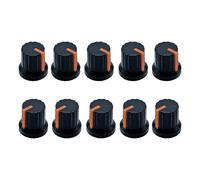 10Pcs Potenziometro Manopola di Controllo Volumi Chitarra Controllo 6mm Foro Albero Amplificatore Manopole Albero Foro Amplificatore Strumenti Elettronici Accessori