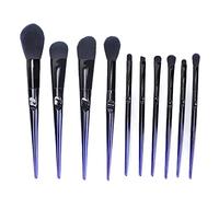 10Pcs Professional Eyeshadow Blush Brush Set, Cosmetic Makeup Brushes with Soft Hair, Ergonomic Handle Design for Accurate Coloring and 3D Blending, Includes 10 Brushes for Beginne