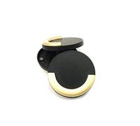 10pcs pulsante in metallo rotondo nero fondo sabbia striscia curva oro impreziosito accessori decorativi moda con fibbia creativo e utileModalità di elaborazione