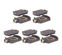 10pcs Pulsante Portatile Batteria Contenitore CR2016 Plastica Batteria Organizer Caso di Plastica Batteria Organizzatore di Stoccaggio per Accessori Elettronici