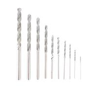 10Pcs Punta Diamantata Mini Punte da Trapano 0.8-4.0mm Punte da Trapano Strumenti di Foratura per Metallo Agata Pietre Preziose Perline Ciottoli Pendenti