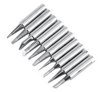 10pcs punte per saldatore, serie 900M-T, base in rame e punte placcate in nichel-ferro, prodotto ideale per stazione di saldatura, forme: I, B, K, 1.2D, 1.6D, 2.4D, 3.2D, 2C, 3C, 4C