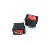10Pcs Push Button Switch 10x15mm SPST 2Pin 3A 250V KCD11 Snap-in On/Off Rocker Switch 10MM*15MM Black Red and White