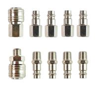 10pcs raccordi aria compressa 1/4" BSP,attacchi rapidi aria compressa 1/4,raccordo della linea aerea