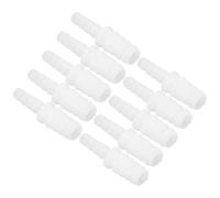 10Pcs Raccordi per Tubi in Plastica Raccordi per Tubi Connettore per Tubo in PE Connettore per Riduttore Barb Giunto Dritto Kit per Tubo della Pompa (Testa di conversione 6-10 mm)