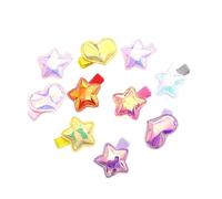 10PCS ragazze forcine clip capelli clip clip per bambini cinque punte stella/cuore clip di capelli accessori per capelli per ragazza animale domestico