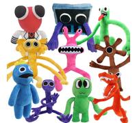 10PCS Rainbow Friends,Amici Arcobaleno Giocattoli di peluche,gioco dell'orrore bambola impagliata,Kids Party Favors Regali per Halloween Ringraziamento Natale