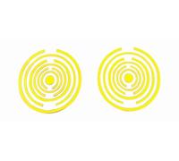 10pcs Rame Telefono Cellulare per Telefono Cellulare o Dispositivo Lakhovsky MWO Oro Placcato Rame Adesivi 30mm/1.18inch Nikola Tesla